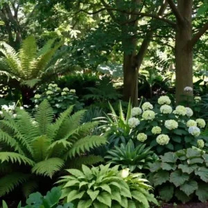 Plantes jardin ombragé : guide complet pour réussir